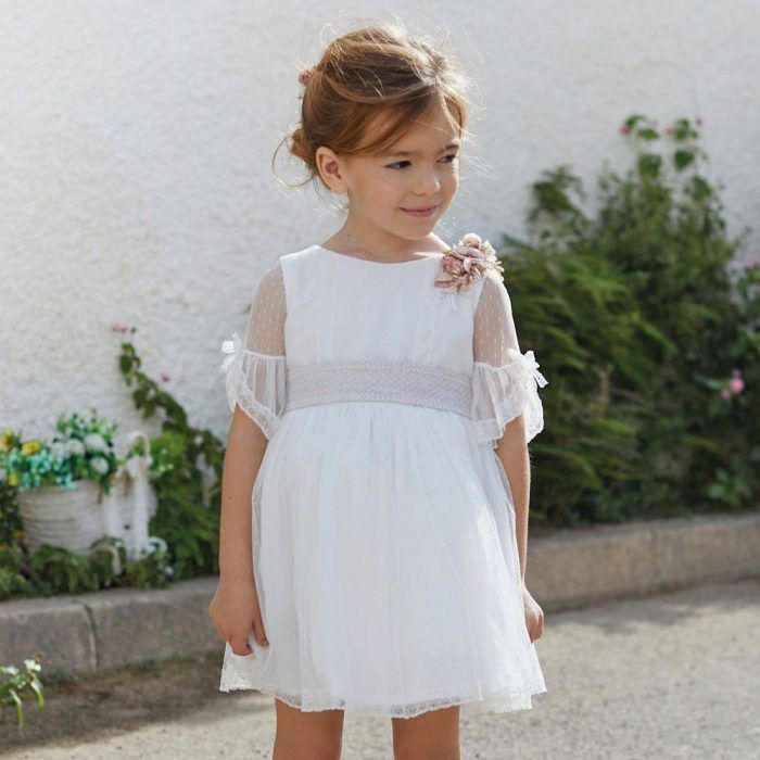 Vestido ceremonia y arras.