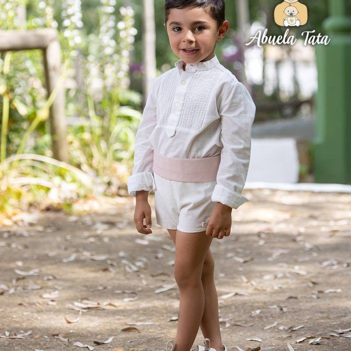 Conjunto niño arras y ceremonia.