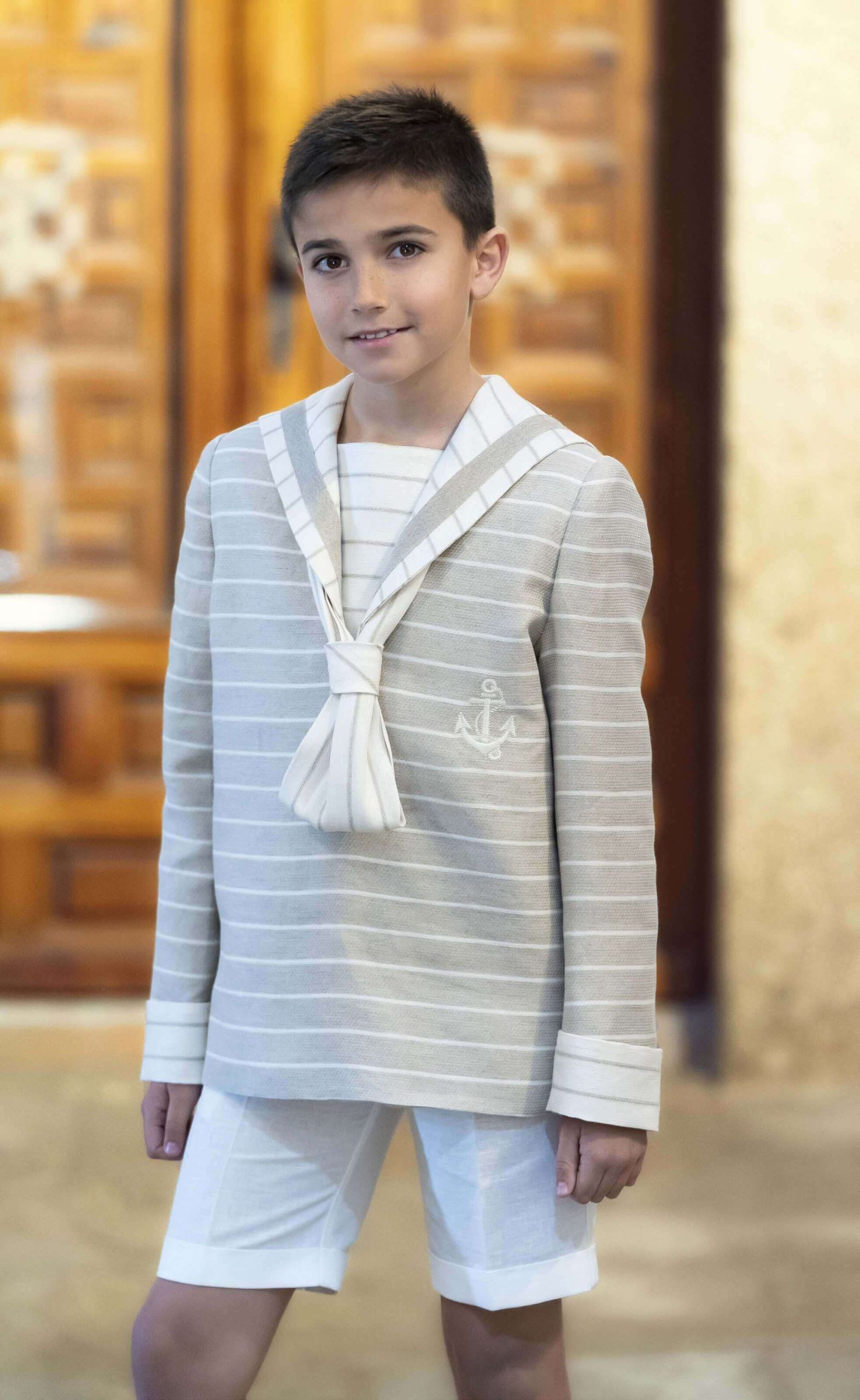 Comunion de niño marinero