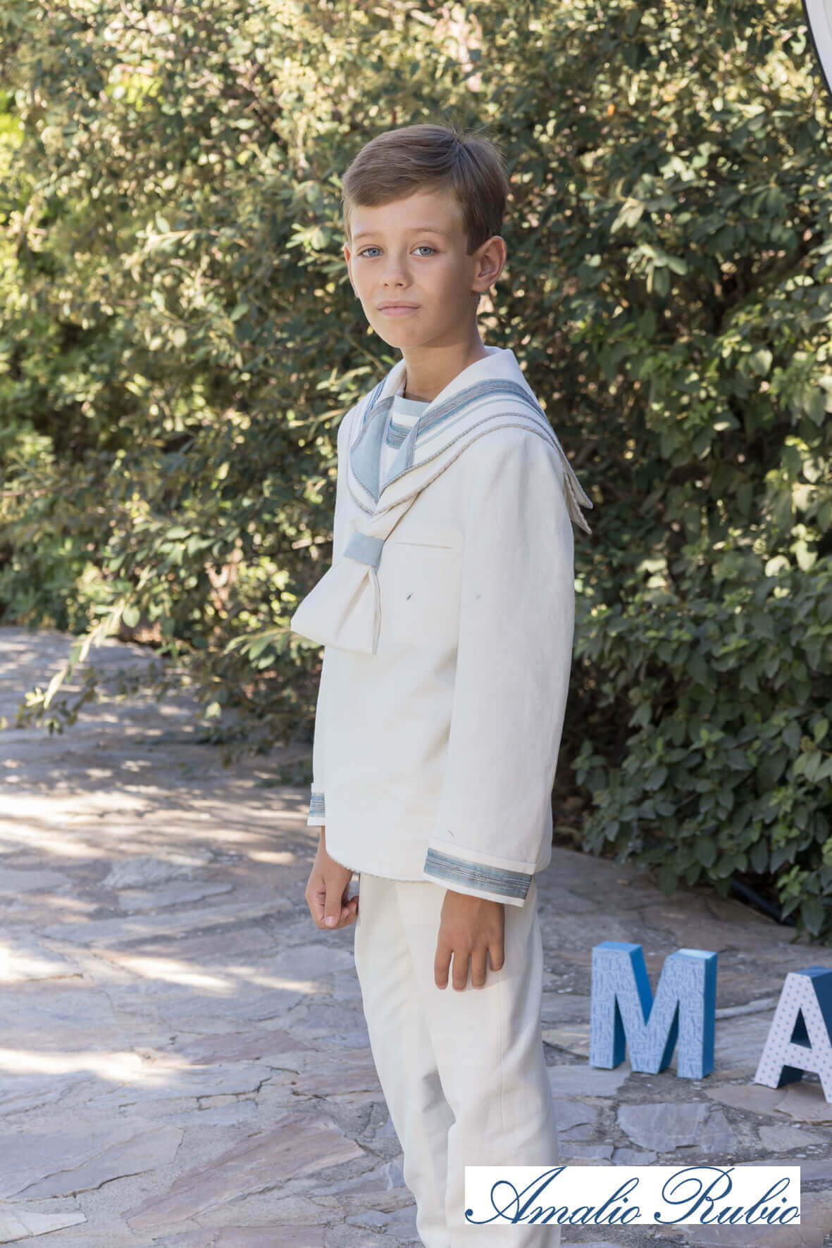 Traje niño de comunion en marinero