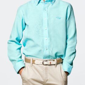 Camisa niño verde agua Spagnolo