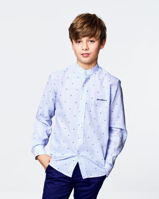 Camisa cuello Mao