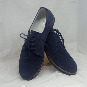 Zapato niño en azul atlántico