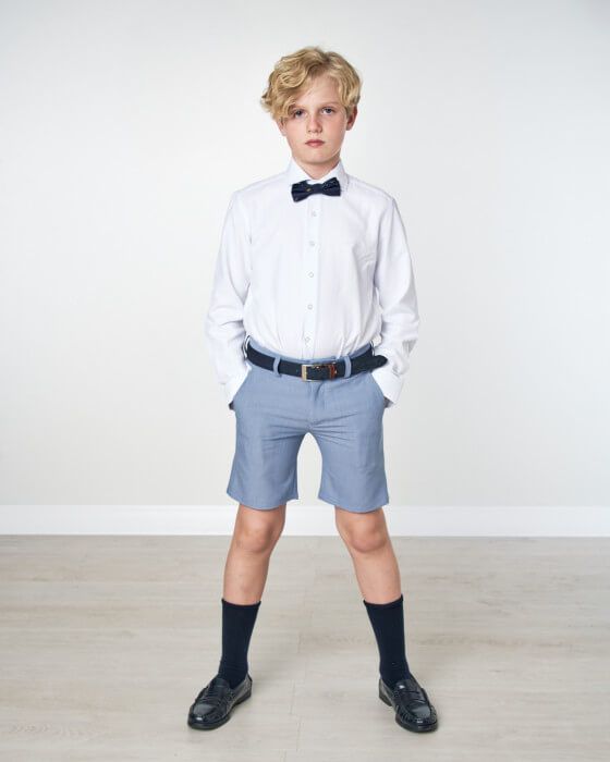 Bermuda de niño Spagnolo en azul