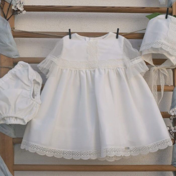 Vestido de bautizo y ceremonia