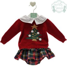 conjunto de niña-bebé de la firma Marta y Paula