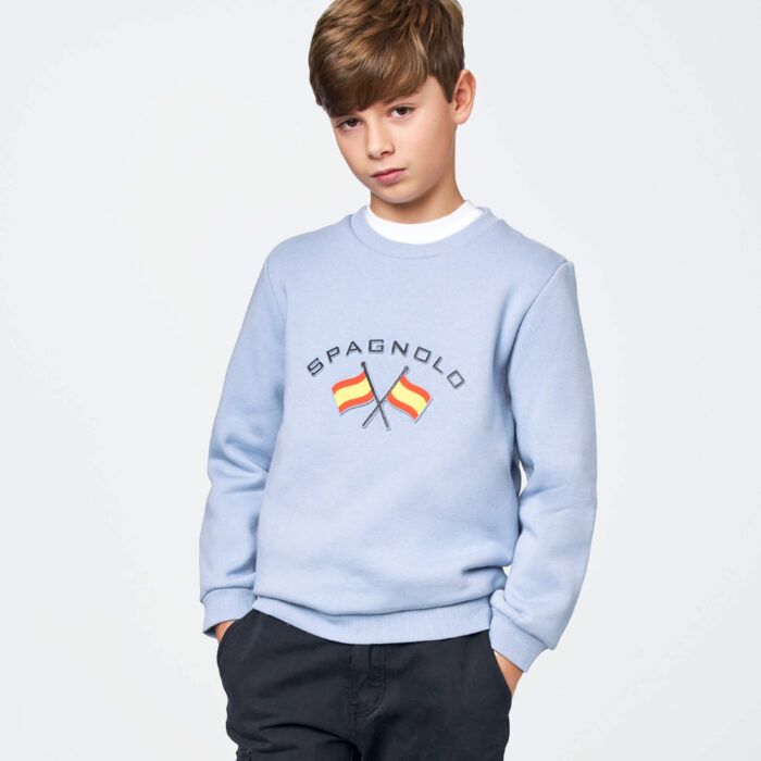 sudadera logo banderas Spagnolo