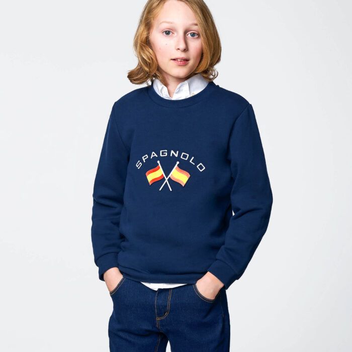 sudadera Spagnolo en tono marino