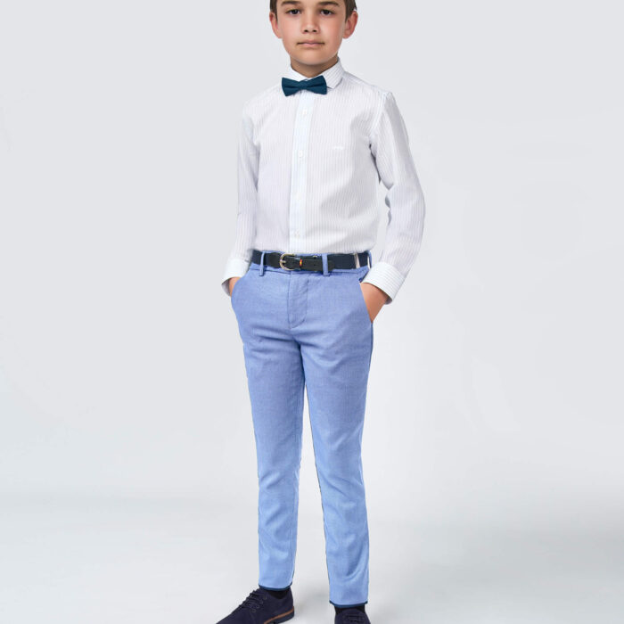 Pantalón celeste para niño Spagnolo elegante