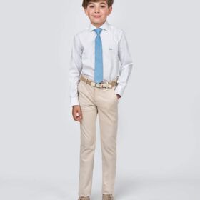 pantalón Spagnolo beige de punto niño