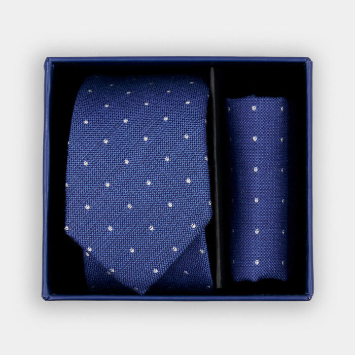 Corbata y pañuelo Spagnolo niño topitos