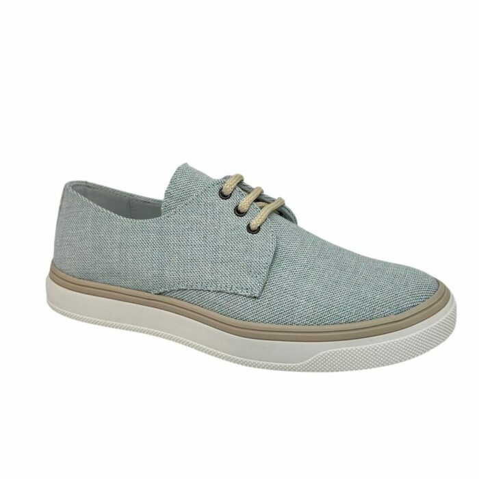 zapatilla sneaker blucher niño comunión verde aguamarina Guxs Shoes