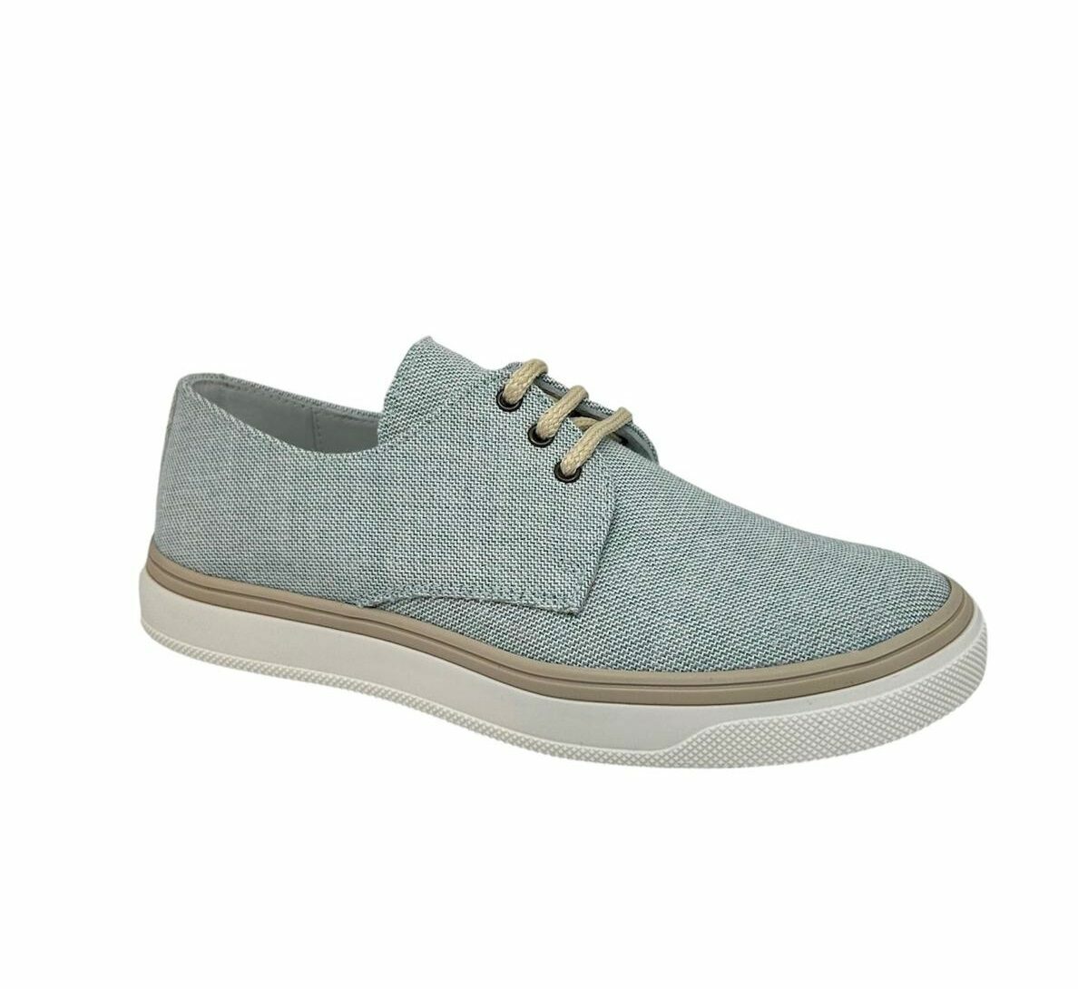 zapatilla sneaker blucher niño comunión verde aguamarina Guxs Shoes
