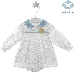 Jesusito rosa Micolino bebé niña con braguita estampada