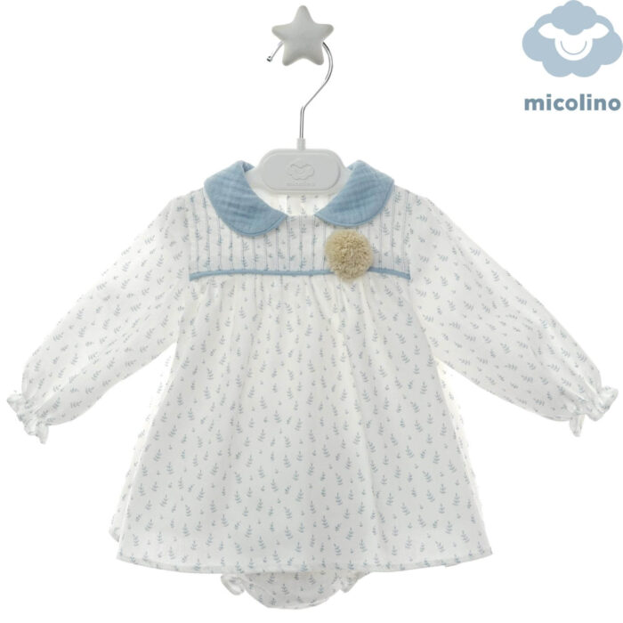 Jesusito rosa Micolino bebé niña con braguita estampada
