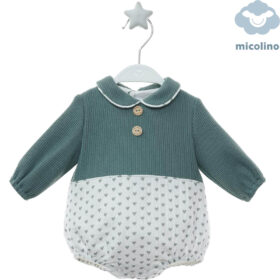 Ranita verde Micolino bebé de punto y tejido